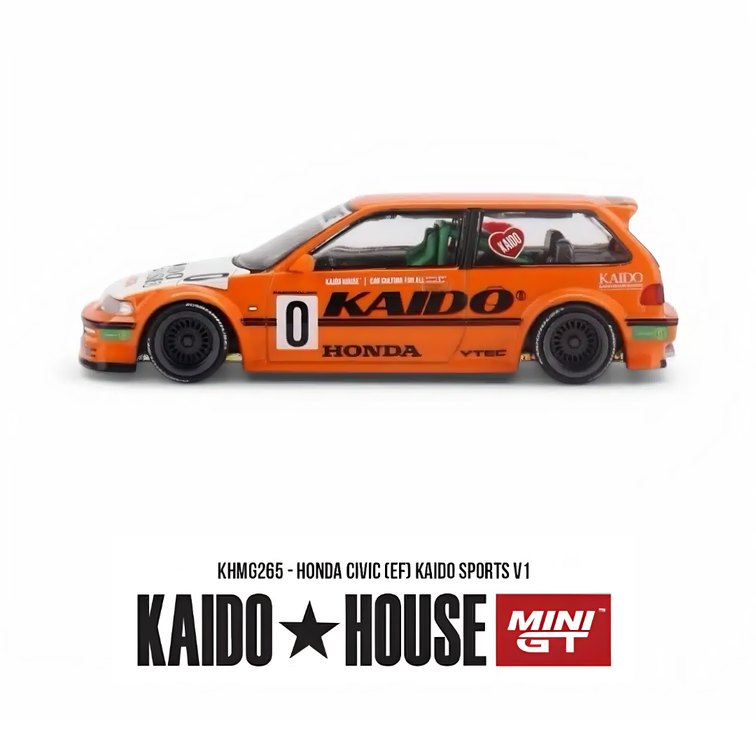 Honda Civic (EF) - Kaido Sports V1 - Mini GT x Kaido House (PRE ORDEN)