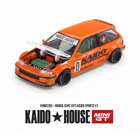 Honda Civic (EF) - Kaido Sports V1 - Mini GT x Kaido House (PRE ORDEN)