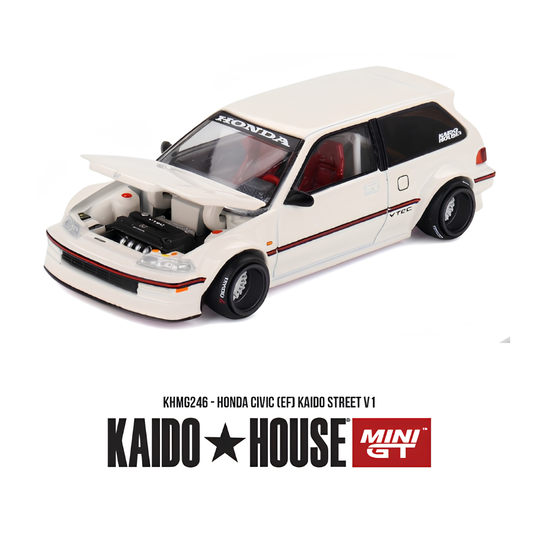 Honda civic (EF) V1 - Mini GT x Kaido Street (PRE ORDEN)