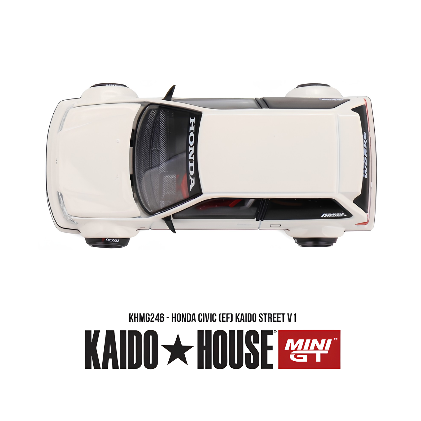 Honda civic (EF) V1 - Mini GT x Kaido Street (PRE ORDEN)