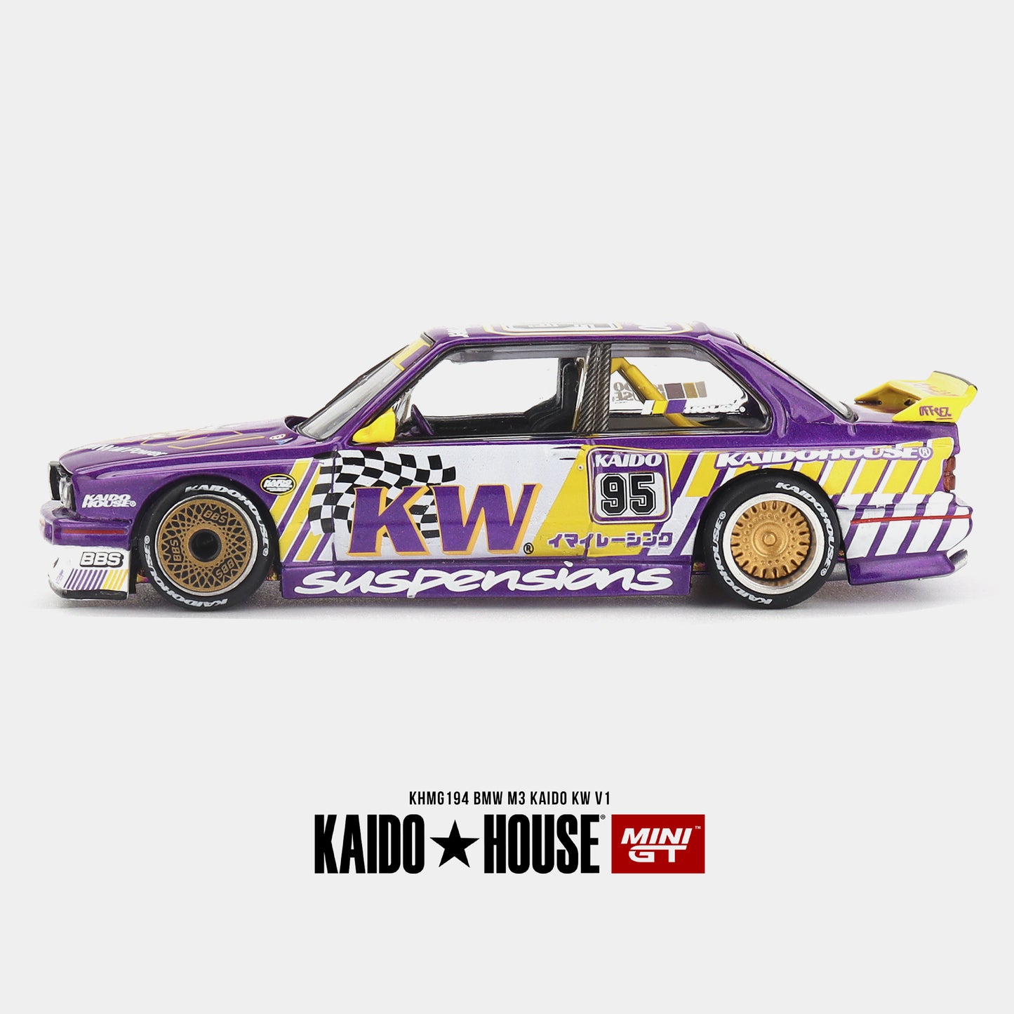 BMW M3 KW V1 - Purple  - Mini GT x Kaido House (PRE ORDEN)