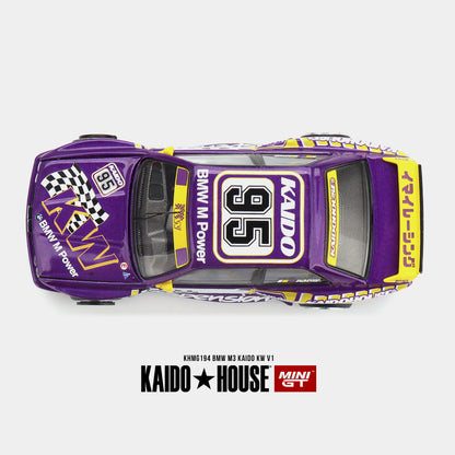 BMW M3 KW V1 - Purple  - Mini GT x Kaido House (PRE ORDEN)