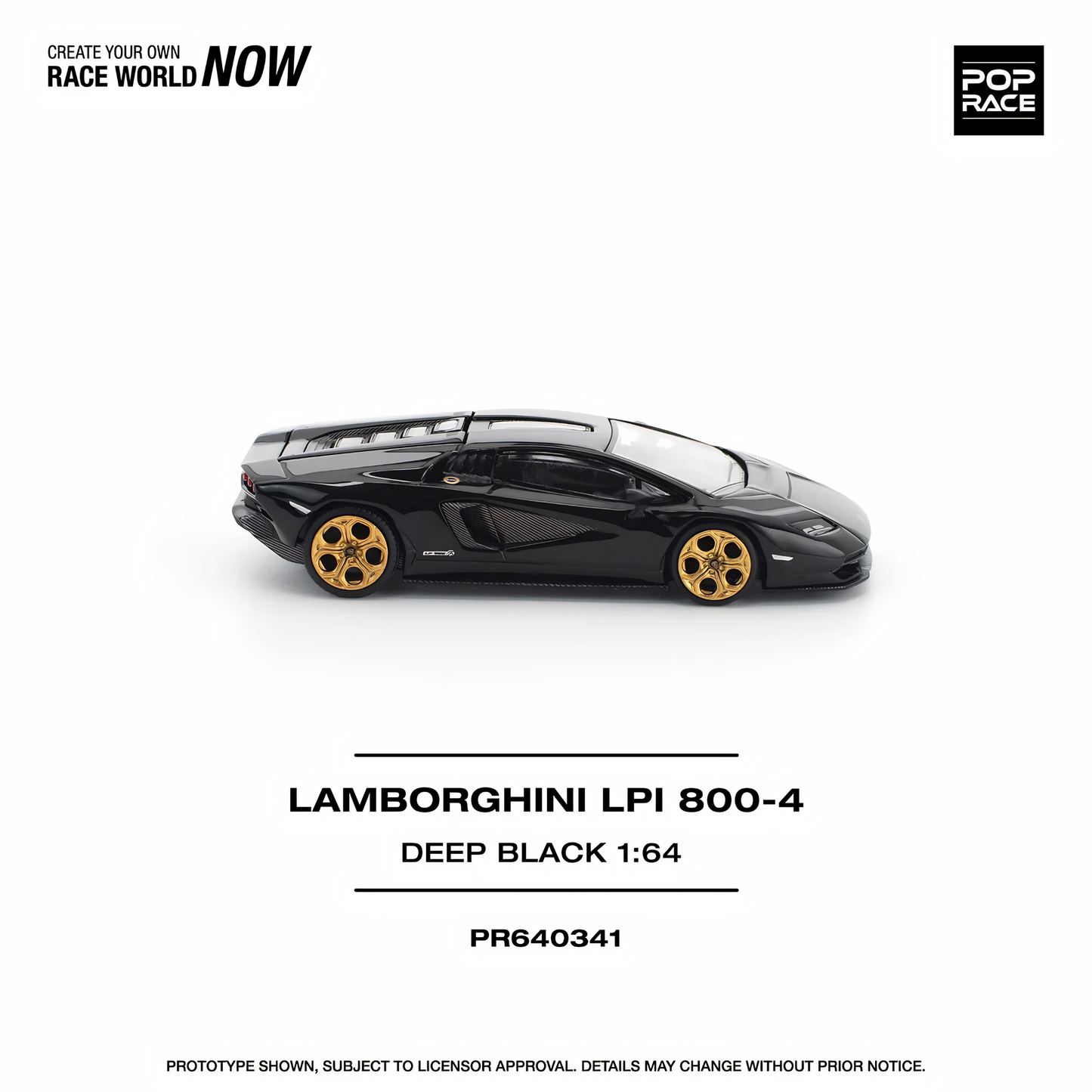 Lamborguini Countach LPI 800-4 Deep Black - (PRE ORDEN)