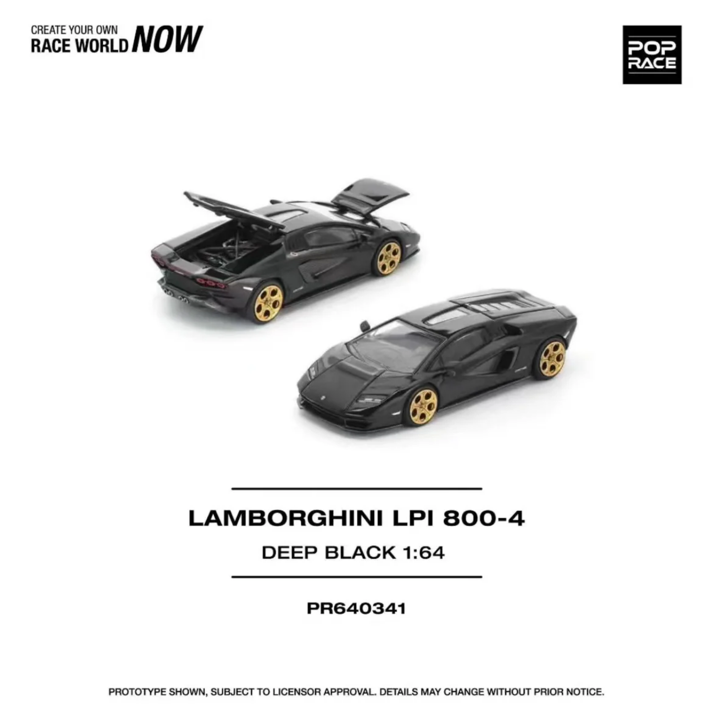 Lamborguini Countach LPI 800-4 Deep Black - (PRE ORDEN)