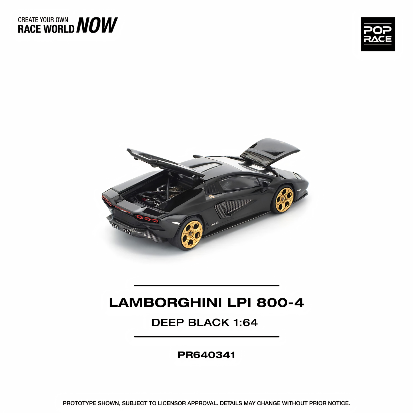 Lamborguini Countach LPI 800-4 Deep Black - (PRE ORDEN)