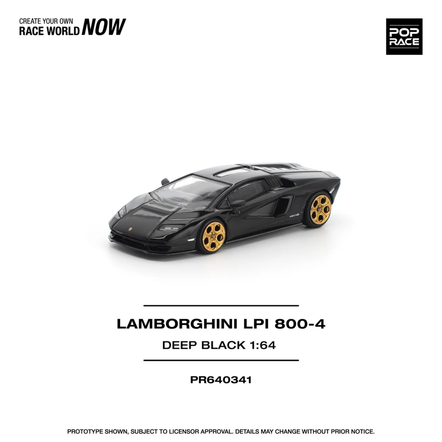 Lamborguini Countach LPI 800-4 Deep Black - (PRE ORDEN)