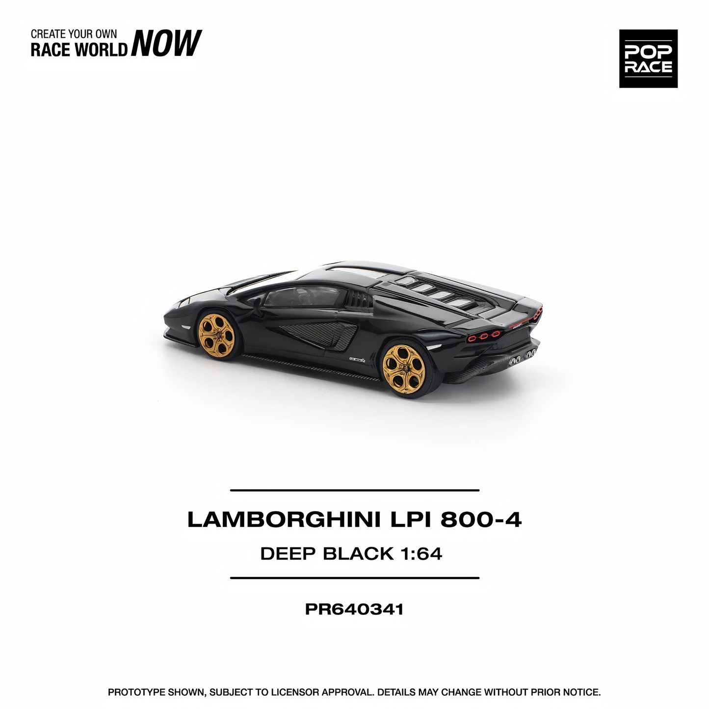 Lamborguini Countach LPI 800-4 Deep Black - (PRE ORDEN)