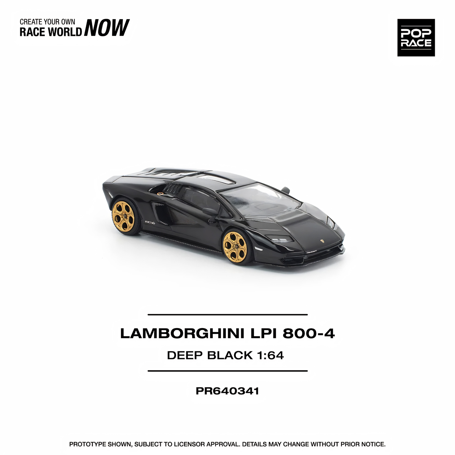 Lamborguini Countach LPI 800-4 Deep Black - (PRE ORDEN)