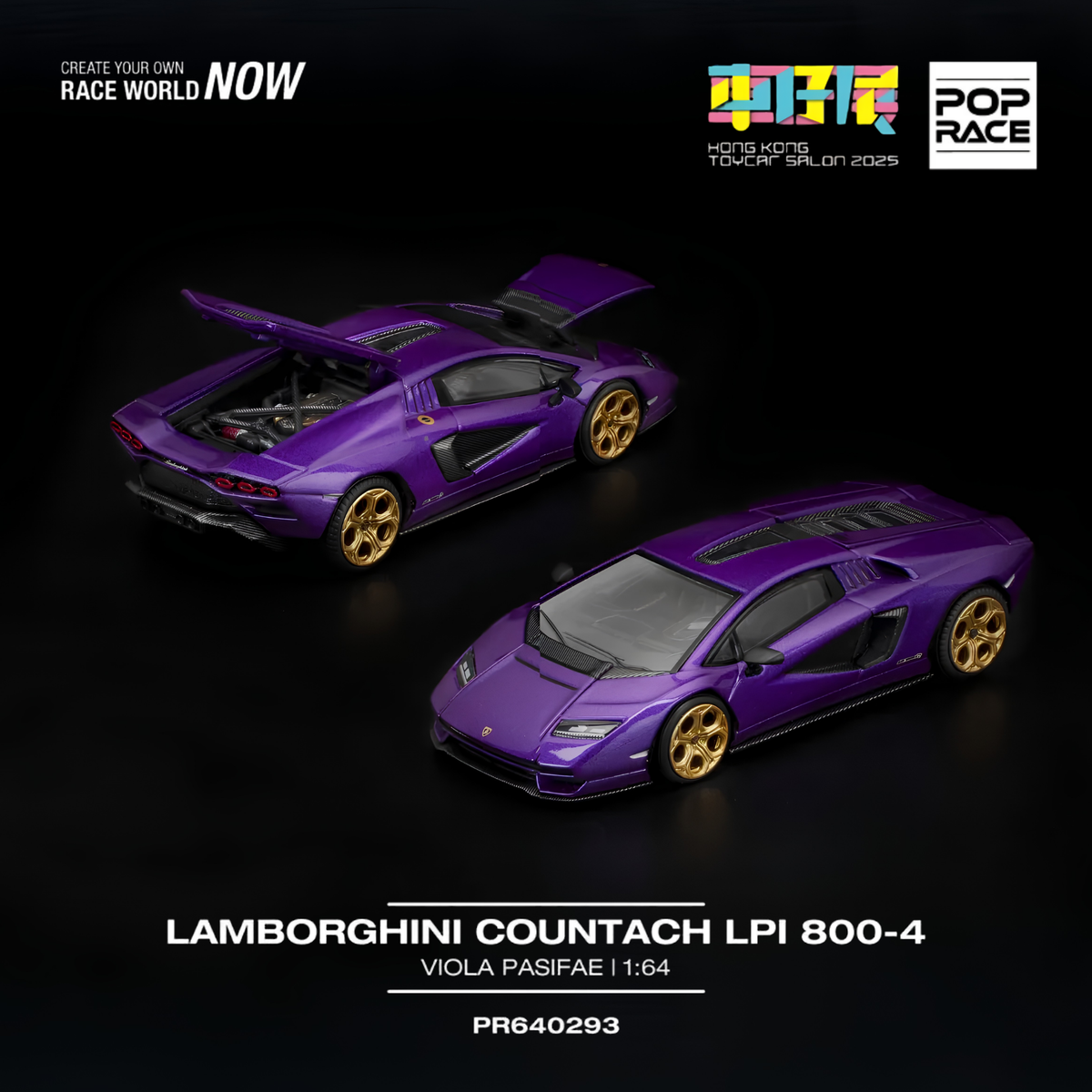 LAMBORGHINI COUNTACH LPI - 800-4 Purple Chrome (PRE ORDEN)
