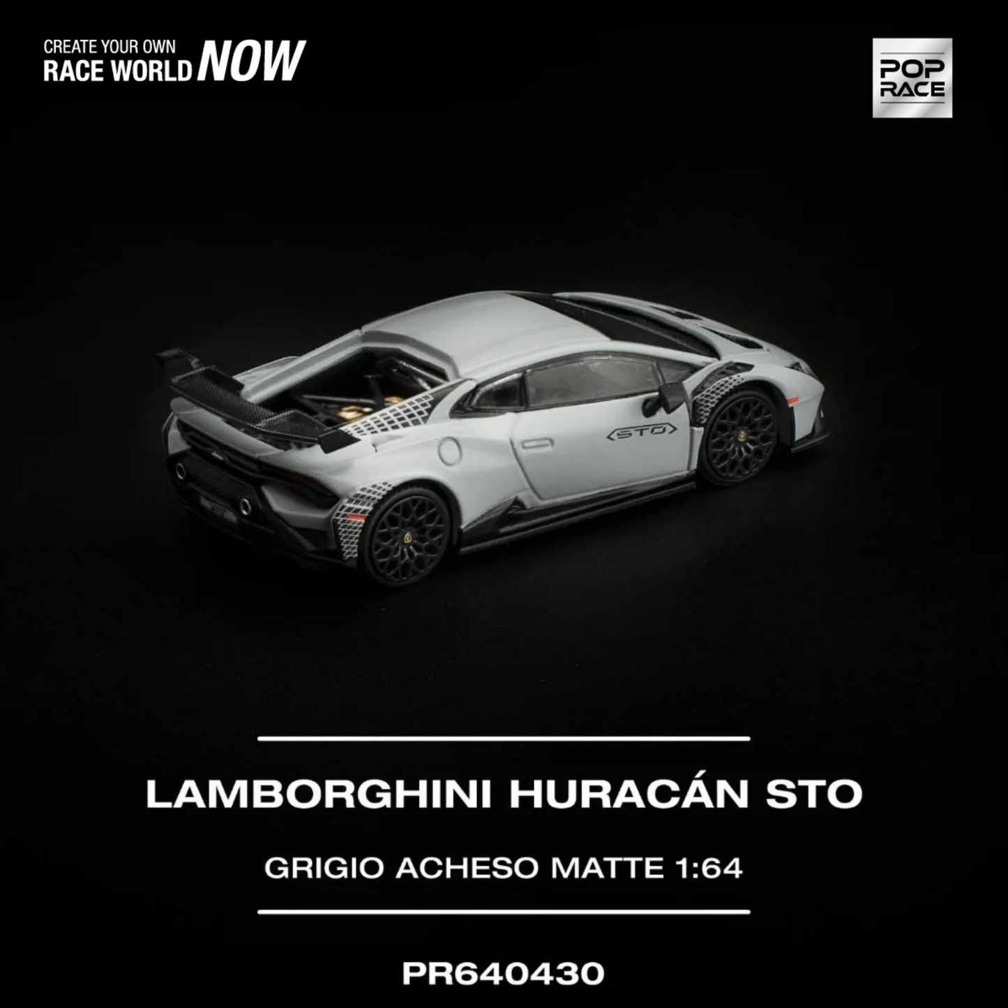 Lamborghini Huracan Sto Grigio Acheso Matte (PRE ORDEN)