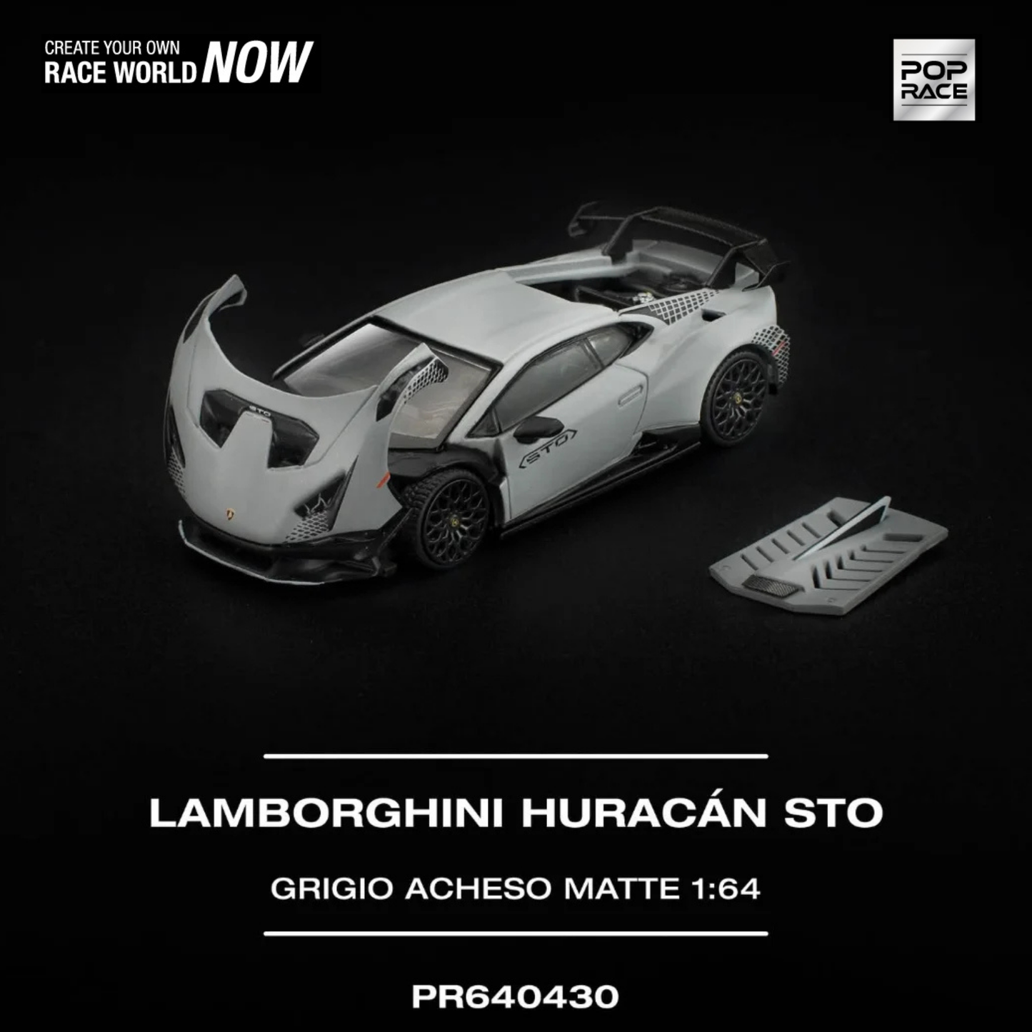 Lamborghini Huracan Sto Grigio Acheso Matte (PRE ORDEN)