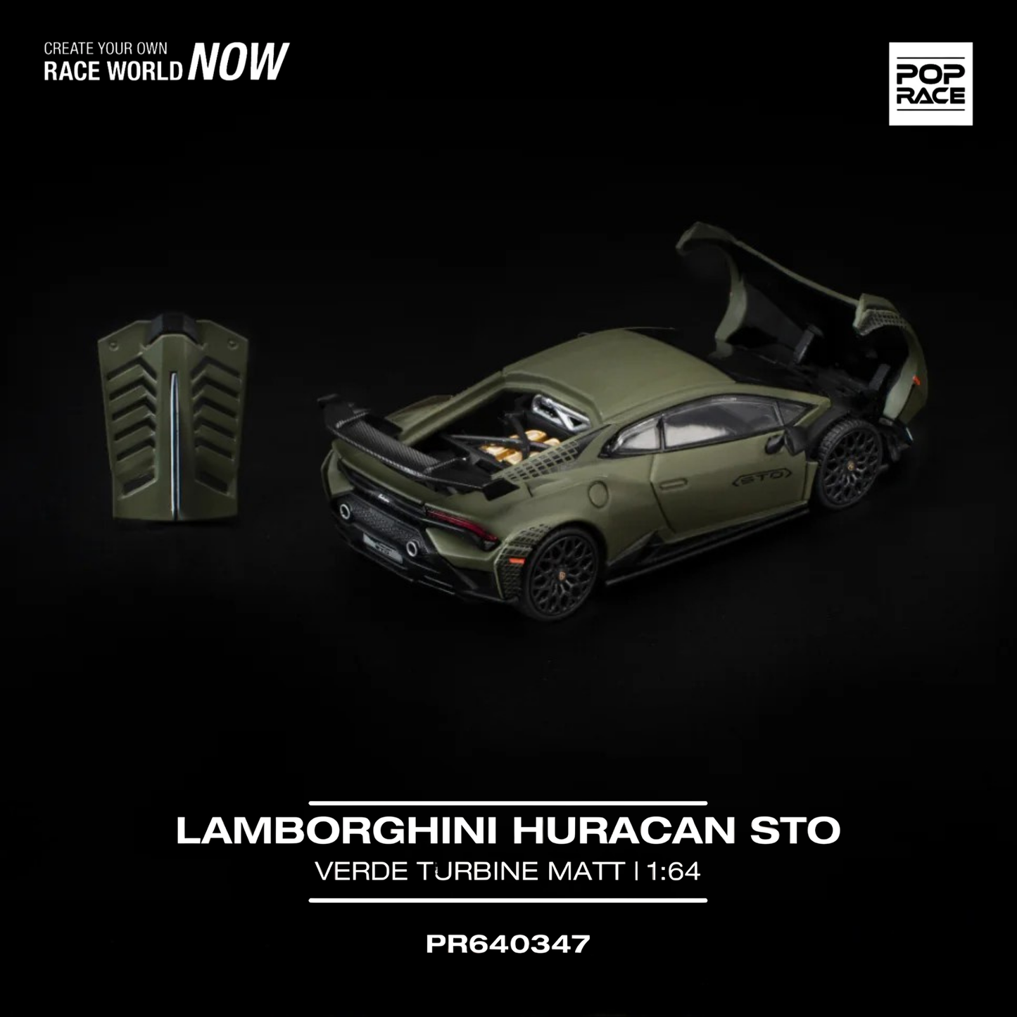 Lamborghini Huracan STO - Verde Turbine Matt (PRE ORDEN)