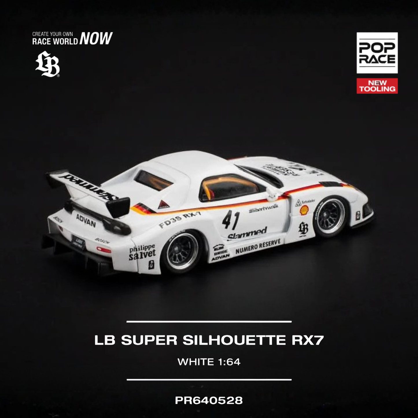 LB Super Silhoutte RX7 FD3S White (PRE ORDEN)