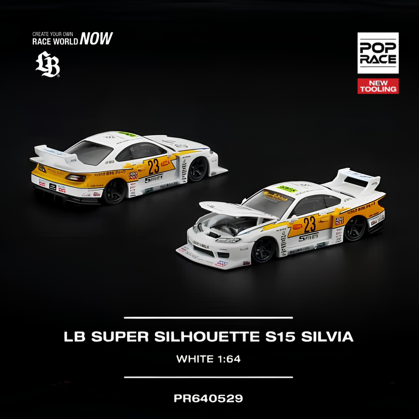 LB Super Silhouette S15 Silvia - White (PRE ORDEN)