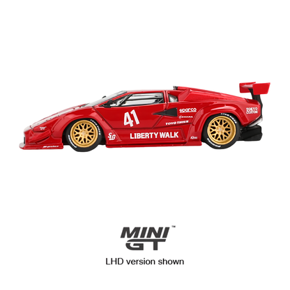 Lamborghini Countach LB-WORKS Red - Mini GT