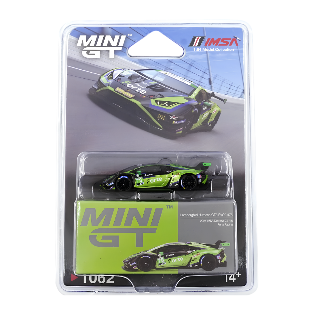 Lamborghini Huracán GT3 EVO2 #78 Forte Racing 2024 - Mini GT