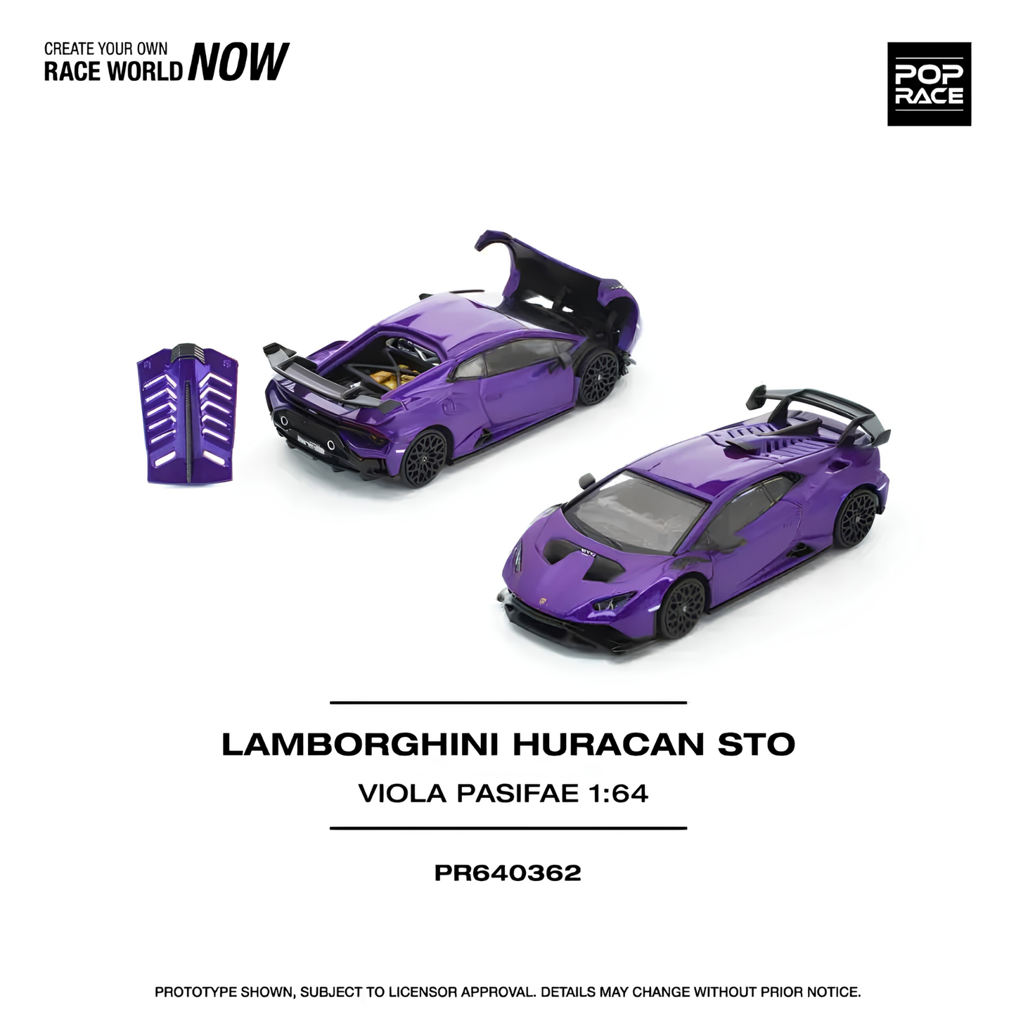 Lamborguni Huracan STO Viola Pasifae - (PRE ORDEN)