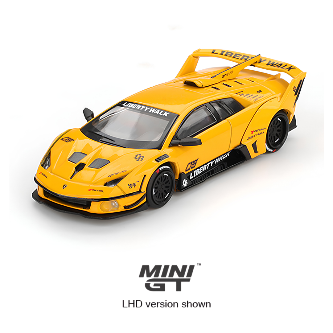 Lamborghini LB-Silhouette Works Murciélago GT EVO Yellow - Mini GT