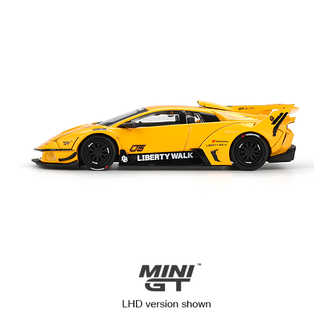 Lamborghini LB-Silhouette Works Murciélago GT EVO Yellow - Mini GT