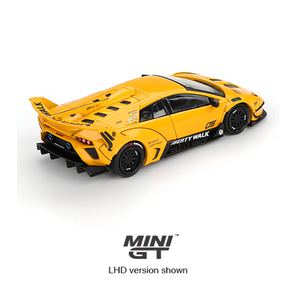 Lamborghini LB-Silhouette Works Murciélago GT EVO Yellow - Mini GT