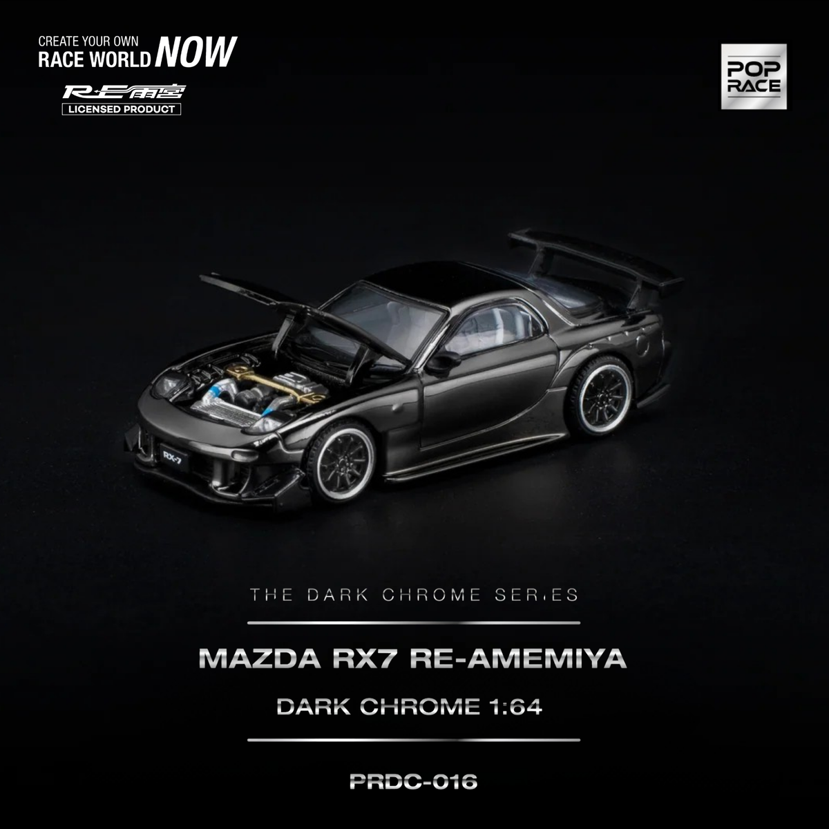 MAZDA RX-7 RE-AMEMIYA DARK CHROME (PRE ORDEN)