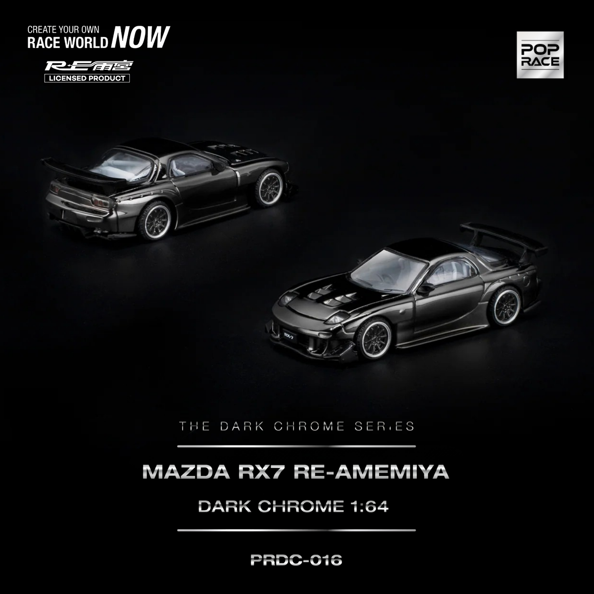 MAZDA RX-7 RE-AMEMIYA DARK CHROME (PRE ORDEN)