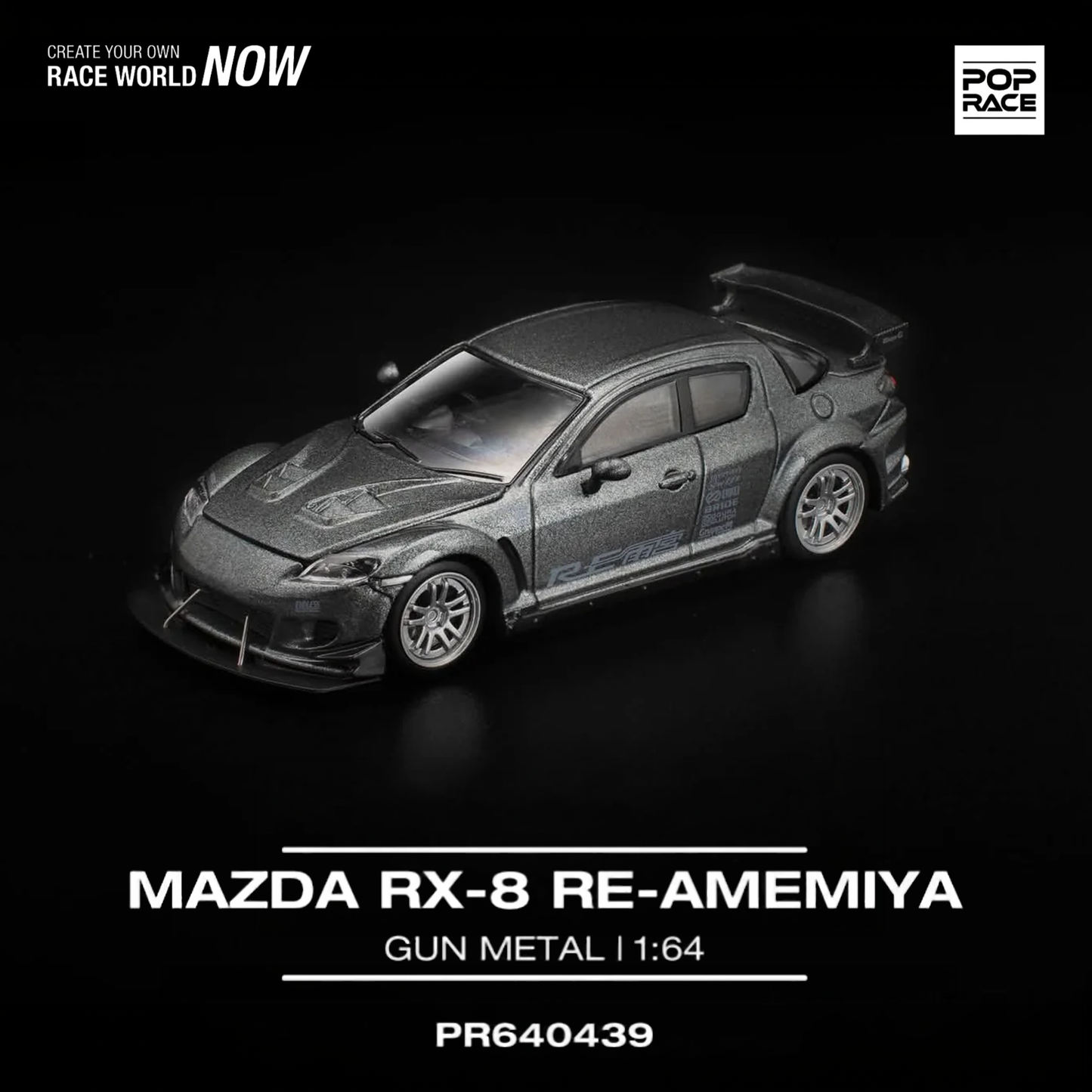 Mazda RX-8 RE-Amemiya Gun Metal (PRE ORDEN)