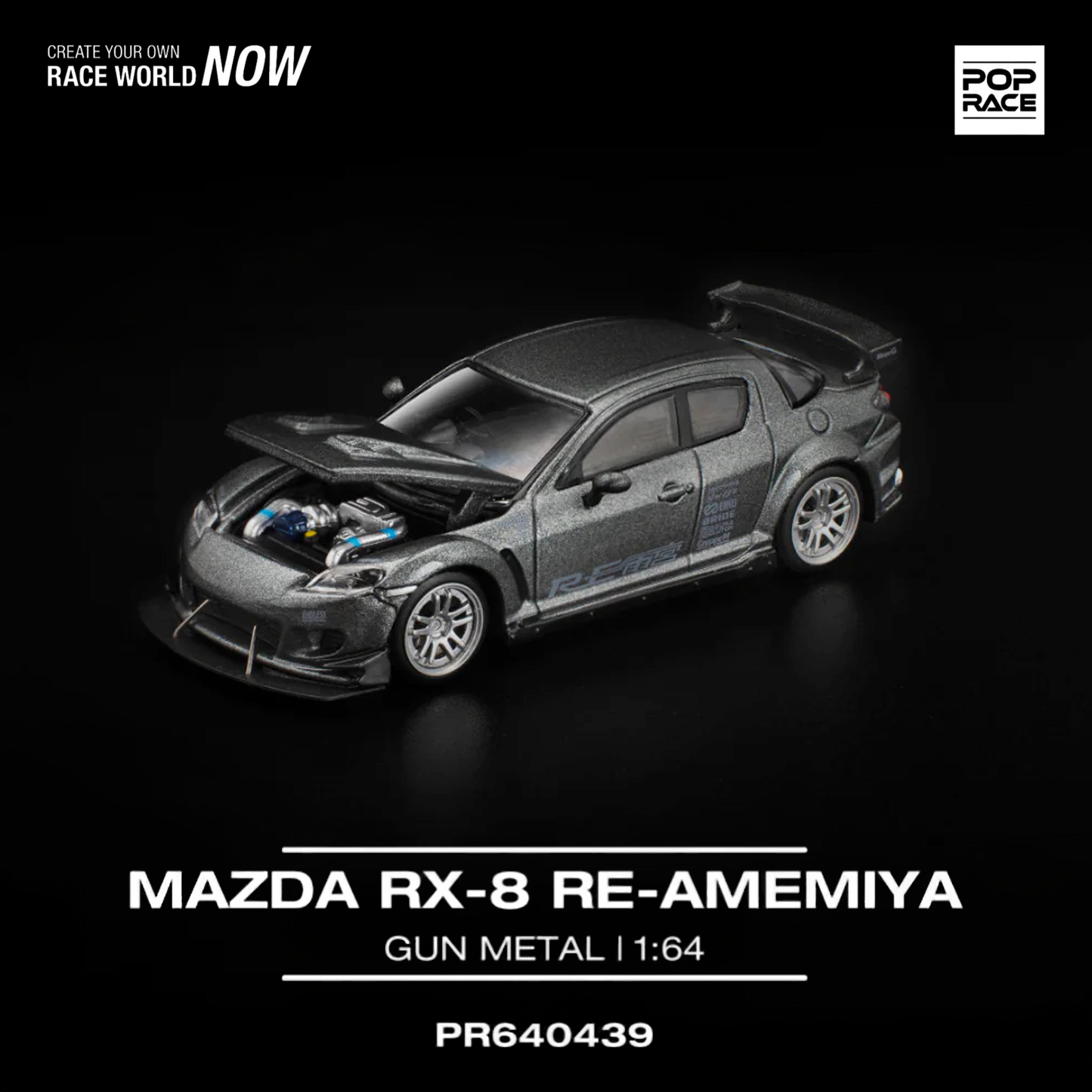 Mazda RX-8 RE-Amemiya Gun Metal (PRE ORDEN)