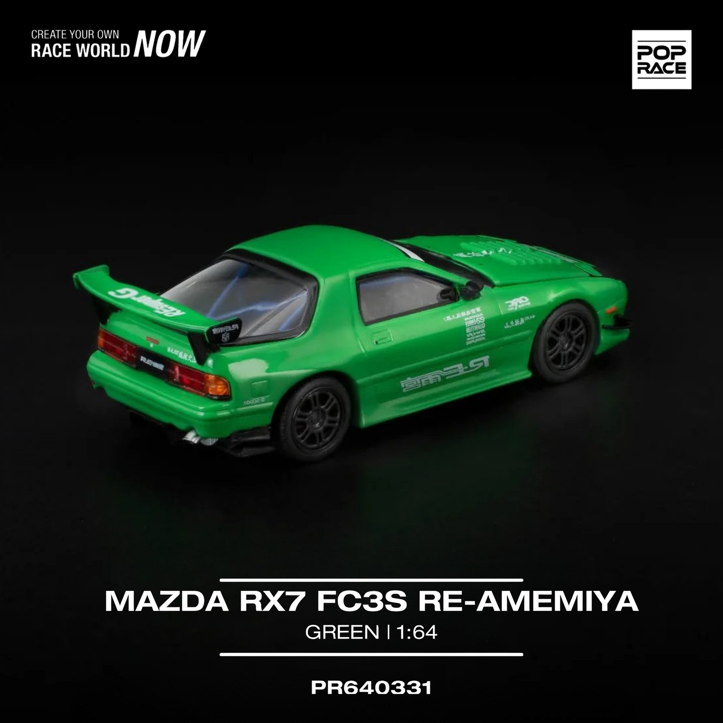 Mazda RX7 FC3S Re-Amemiya - Green (PRE ORDEN)