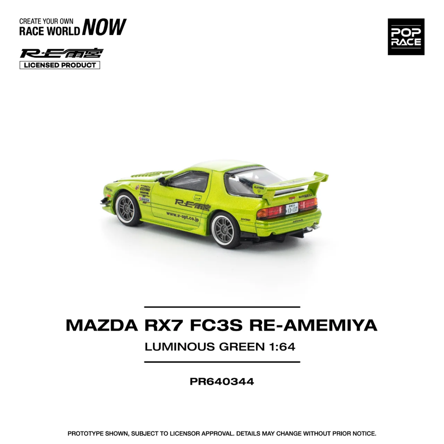 Mazda RX7 FC3S Re-Amemiya Luminous Green - (PRE ORDEN)