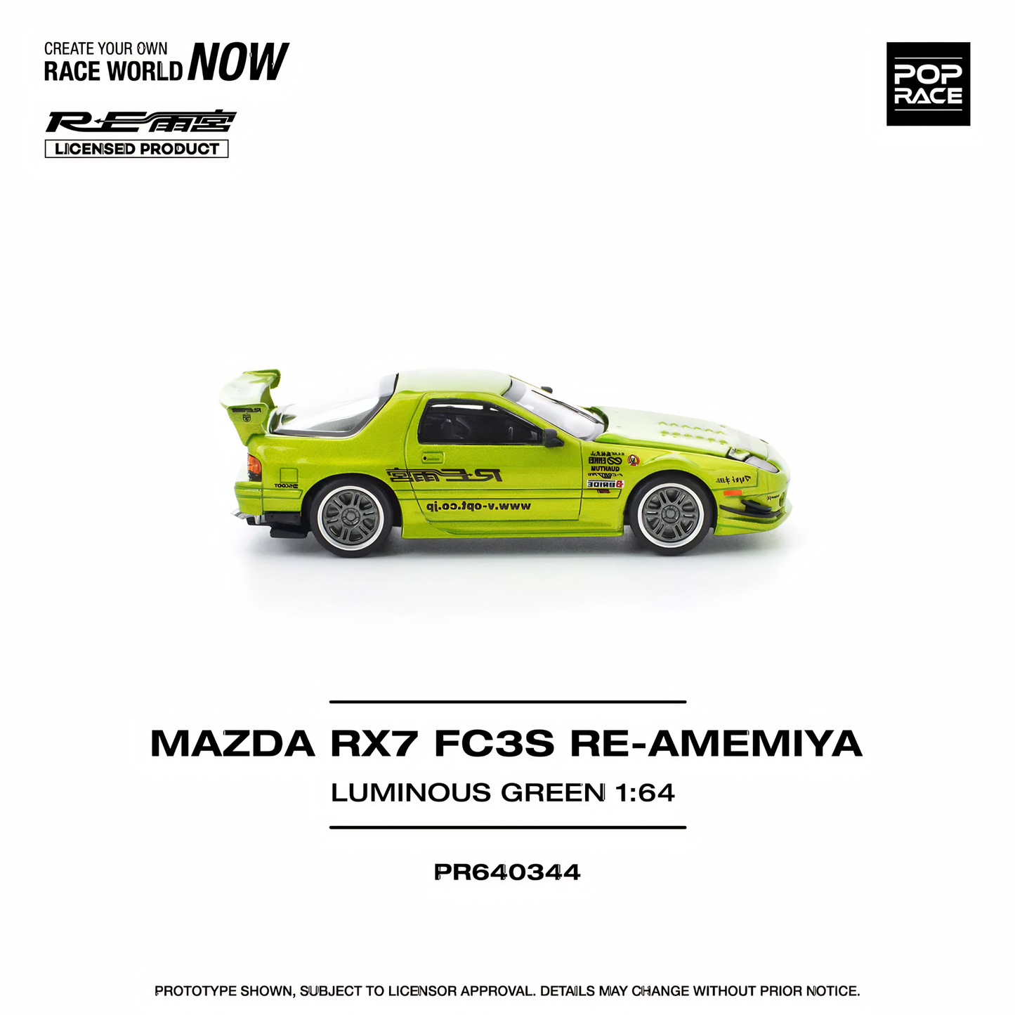 Mazda RX7 FC3S Re-Amemiya Luminous Green - (PRE ORDEN)