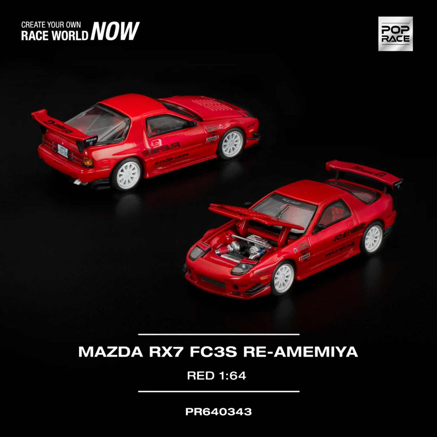 Mazda RX7 FC3S RE - Amemiya Red (PRE ORDEN)