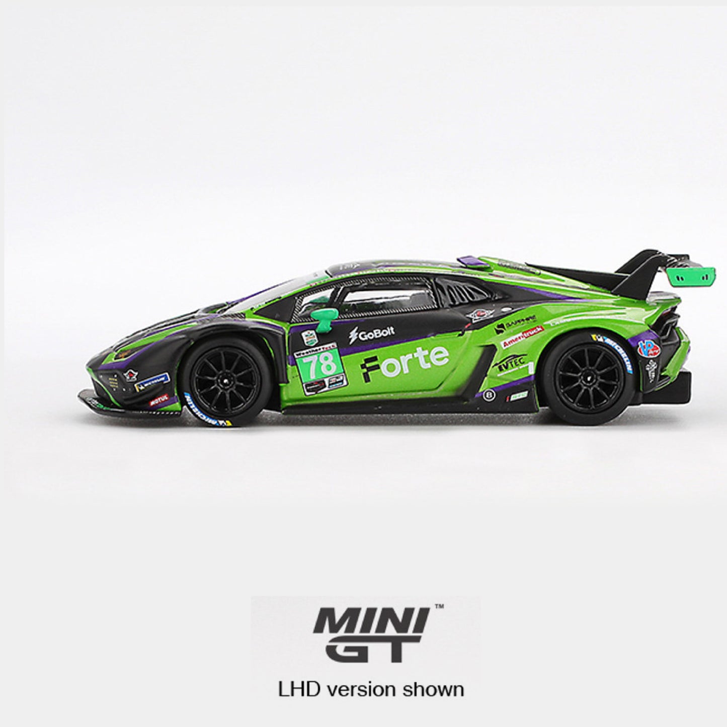 Lamborghini Huracán GT3 EVO2 #78 Forte Racing 2024 - Mini GT (PRE ORDEN)