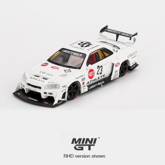 Nissan LB-ER34 Super Silhouette ATHLETE/COLLET - Mini GT (PRE ORDEN)