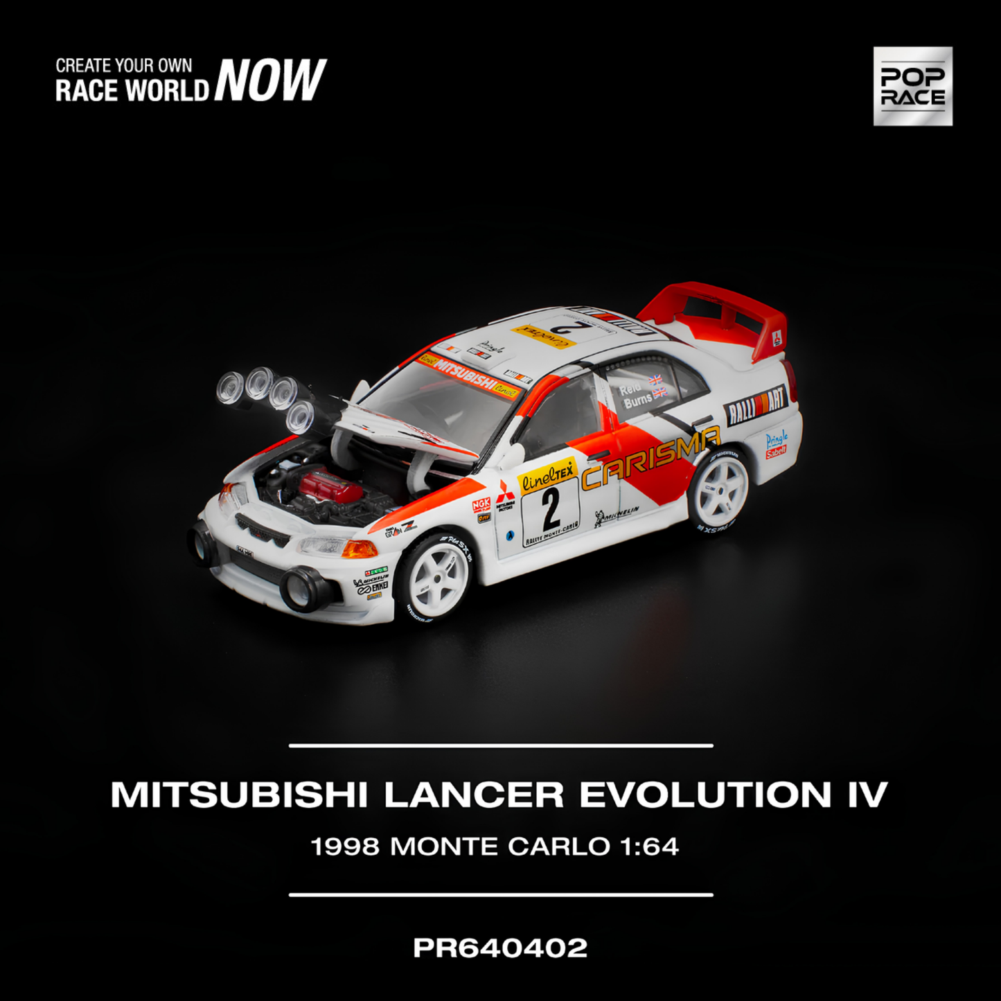Mitsubishi Lancer Evolution IV 1998 - Monte Carlo Rally (PRE ORDEN)
