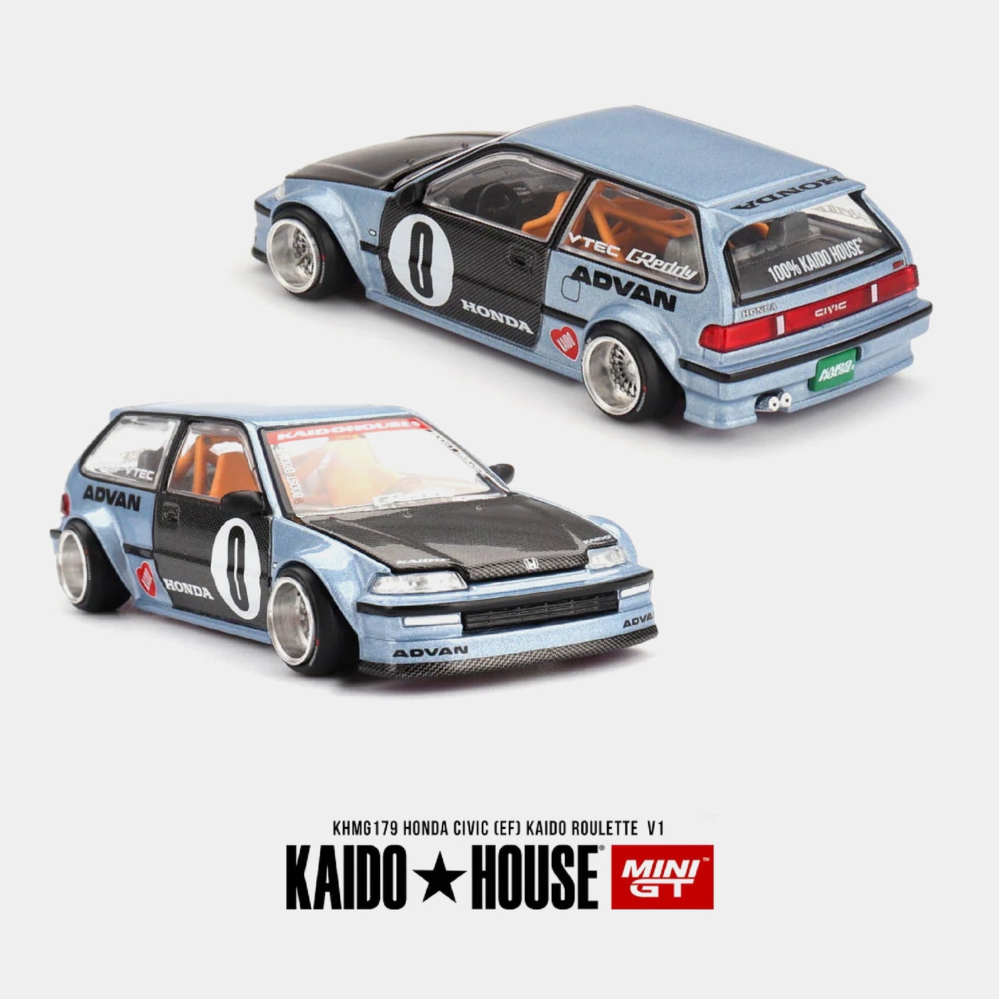 Honda Civic (EF)  - Mini GT x Kaido House (PRE ORDEN)