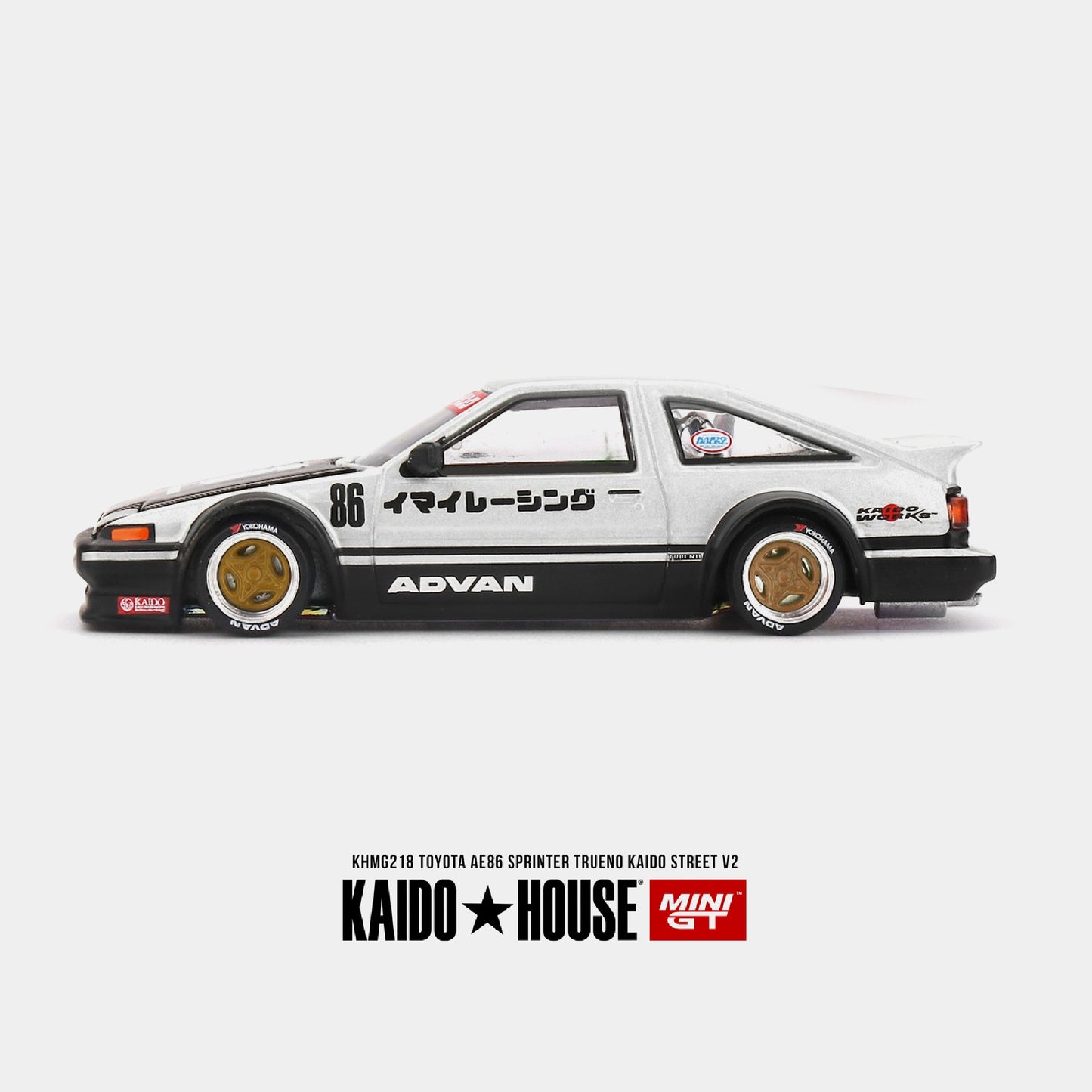 Toyota AE86 Sprinter Trueno Kaido Street V2  - Mini GT x Kaido House (PRE ORDEN)