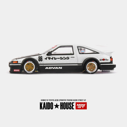 Toyota AE86 Sprinter Trueno Kaido Street V2  - Mini GT x Kaido House (PRE ORDEN)