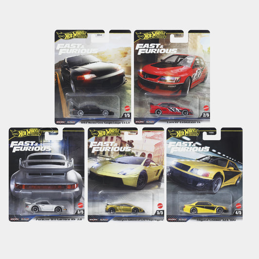 Rápido y Furisio MIx 4 2025 - Hot Wheels Premium (PRE ORDEN)