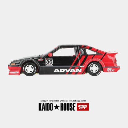 Toyota AE86 Sprinter Trueno Kaido ADVAN  - Mini GT x Kaido House (PRE ORDEN)