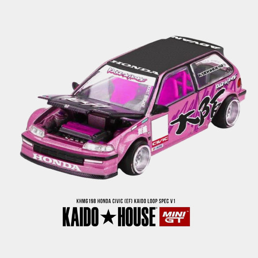 Honda Civic EF - Kaido Loop Spec V1  - Mini GT x Kaido House (PRE ORDEN)