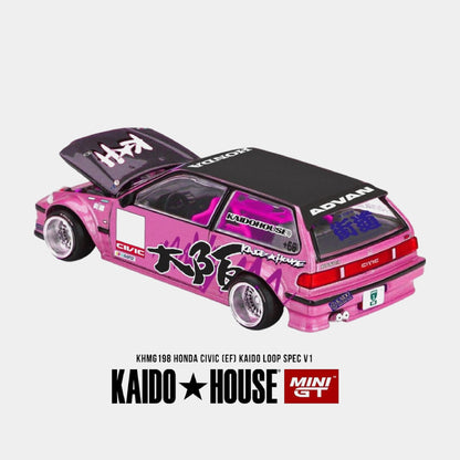 Honda Civic EF - Kaido Loop Spec V1  - Mini GT x Kaido House (PRE ORDEN)