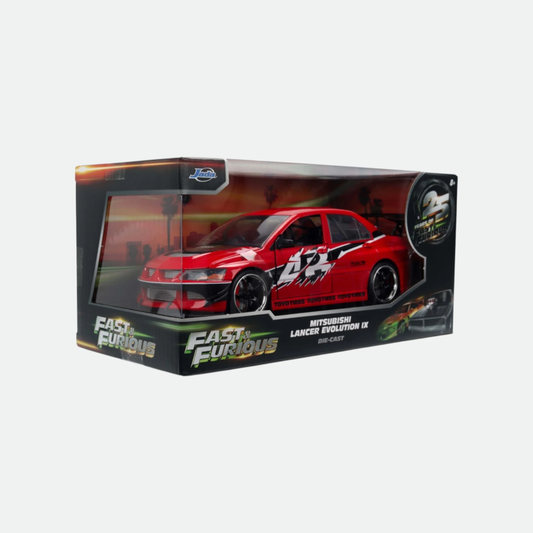 Mitsubishi Lancer Evolution IX - 25 aniversario de Fast & Furious - Jada 1/24