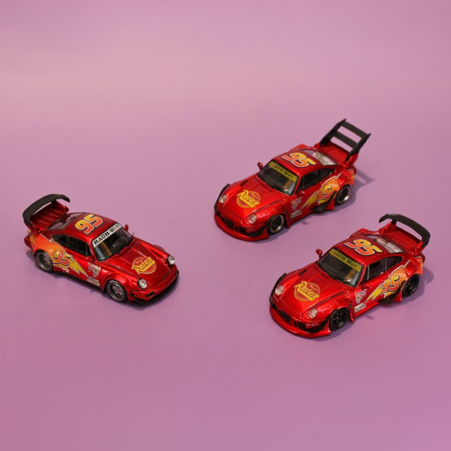 Porsche RWB Rayo McQueen - Model Car (PRE VENTA)