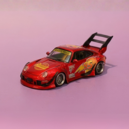 Porsche RWB Rayo McQueen - Model Car (PRE VENTA)