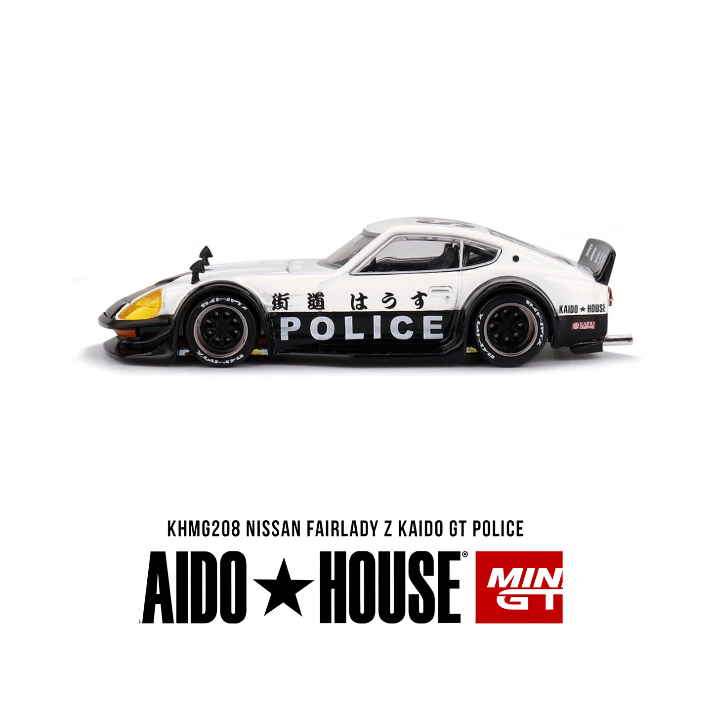 Nissan Fairlady Z Kaido GT Police - Kaido House - Mini GT 1/64