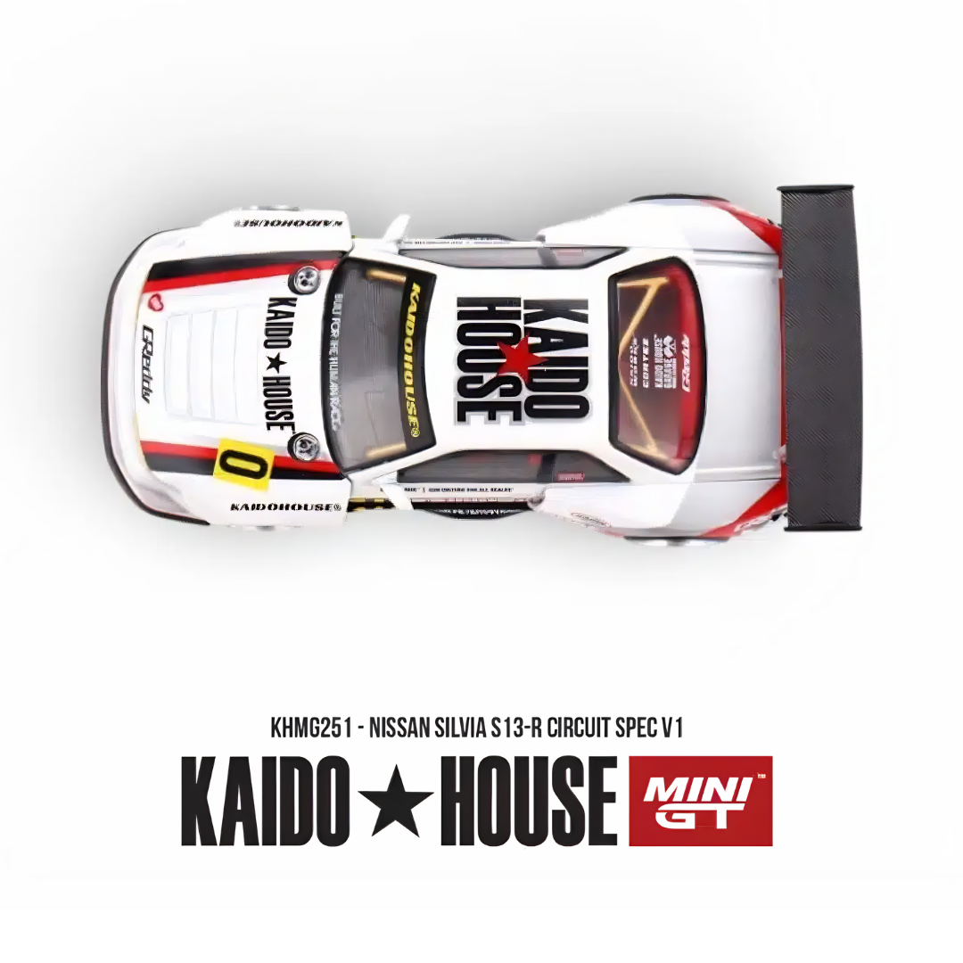Nissan Silvia S13-R - Circuit Spec V1 - Mini GT x Kaido House (PRE ORDEN)