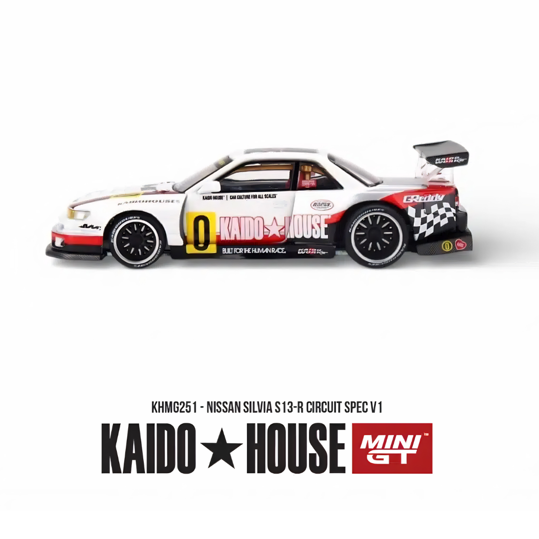 Nissan Silvia S13-R - Circuit Spec V1 - Mini GT x Kaido House (PRE ORDEN)