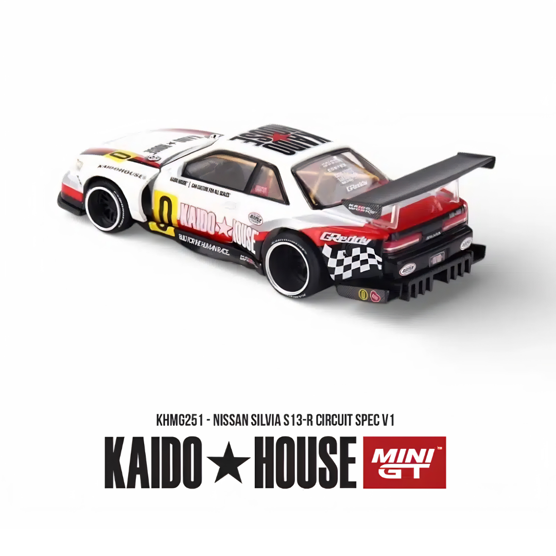 Nissan Silvia S13-R - Circuit Spec V1 - Mini GT x Kaido House (PRE ORDEN)