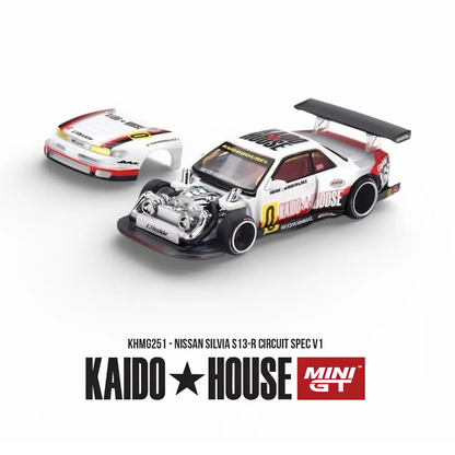 Nissan Silvia S13-R - Circuit Spec V1 - Mini GT x Kaido House (PRE ORDEN)